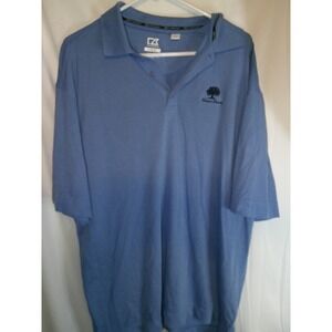 Cutter‎ & Buck Golf Polo Shirt Moisture Wicking Braves Brook Logo L
